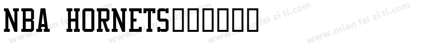 NBA Hornets字体转换